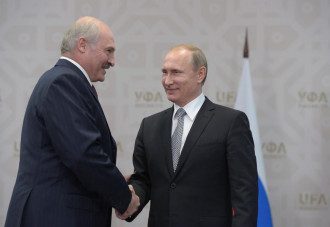 Александр Лукашенко и Владимир Путин