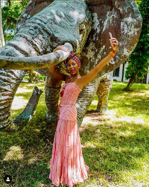 Наоми Кэмпбелл в Гане