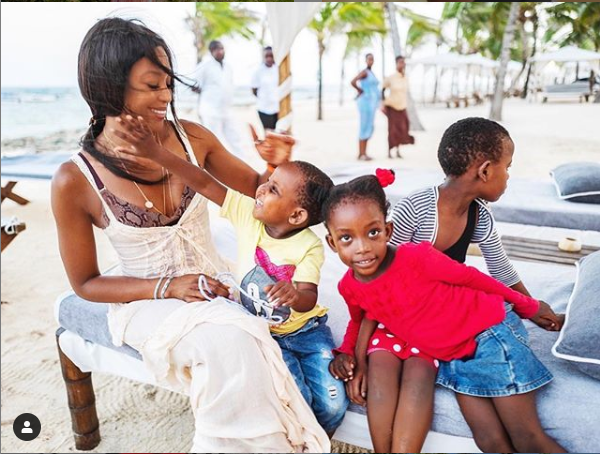 Наоми Кэмпбелл в Гане