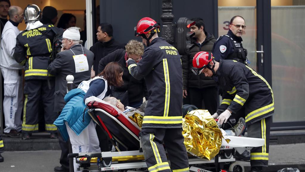 Взрыв в центре Парижа