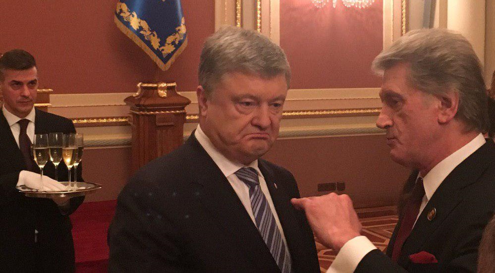 Петр Порошенко и бывший президент Украины Виктор Ющенко Петр Порошенко и бывший президент Украины Виктор Ющенко
