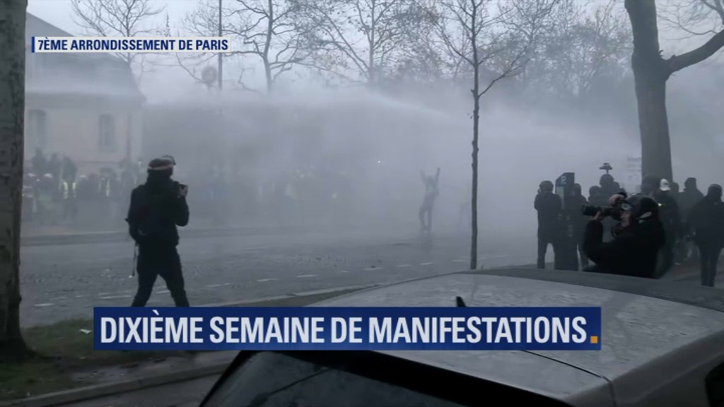 Новые протесты "желтых жилетов" во Франции