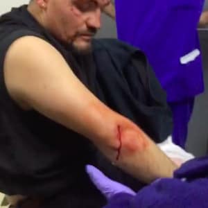 В Запорожье избили активиста Сергея Мазуренко