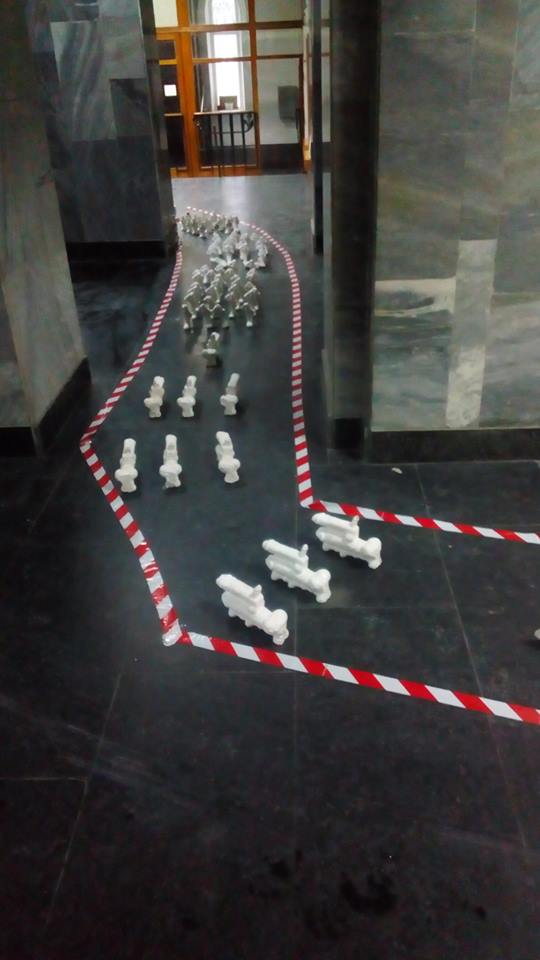 Экспозиция "парад членов"