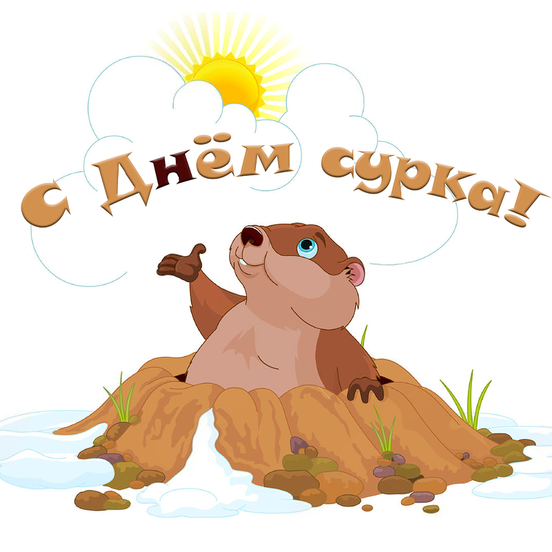 Картинка с днем сурка