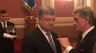 Петр Порошенко и бывший президент Украины Виктор Ющенко Петр Порошенко и бывший президент Украины Виктор Ющенко