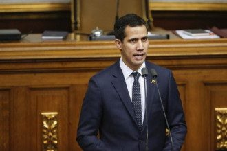 Лидер протестов в Венесуэле Хуан Гуайдо