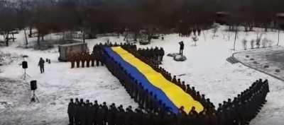Момент флешмоба / скриншот из видео Момент флешмоба / скриншот из видео