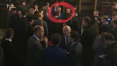 "Нарик и томос": Сеть озадачил "авторитет" в свите Порошенко на церемонии в Стамбуле