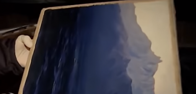 На картине "Ай-Петри. Крым" после кражи из музея нашли потертости На картине "Ай-Петри. Крым" после кражи из музея нашли потертости