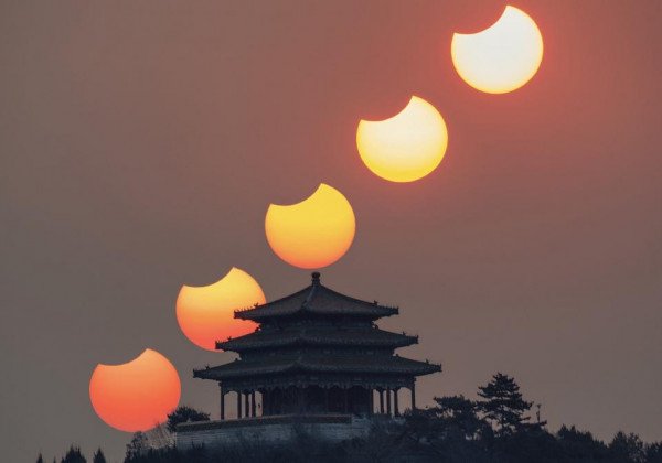 Первое солнечное затмение 2019: опубликованы яркие фото и видео