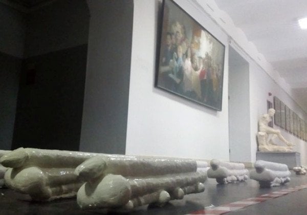 "Писюны как парад украинских войск": в С14 рассказали о мести скандальному скульптору