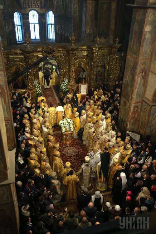 Интронизация предстоятеля ПЦУ митрополита Епифания