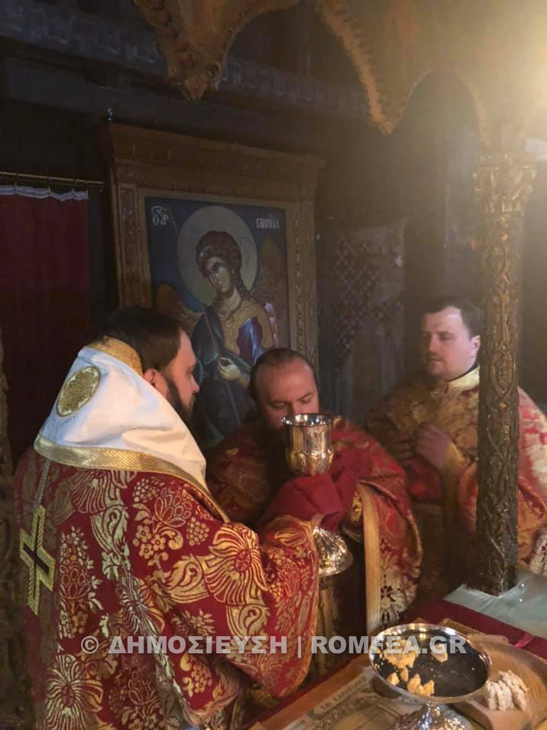 Первое богослужение ПЦУ на Афоне