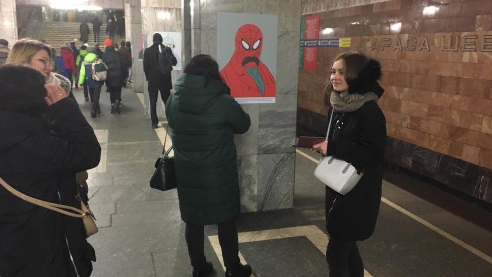 Перевоплощение Шевченко в метро Киева