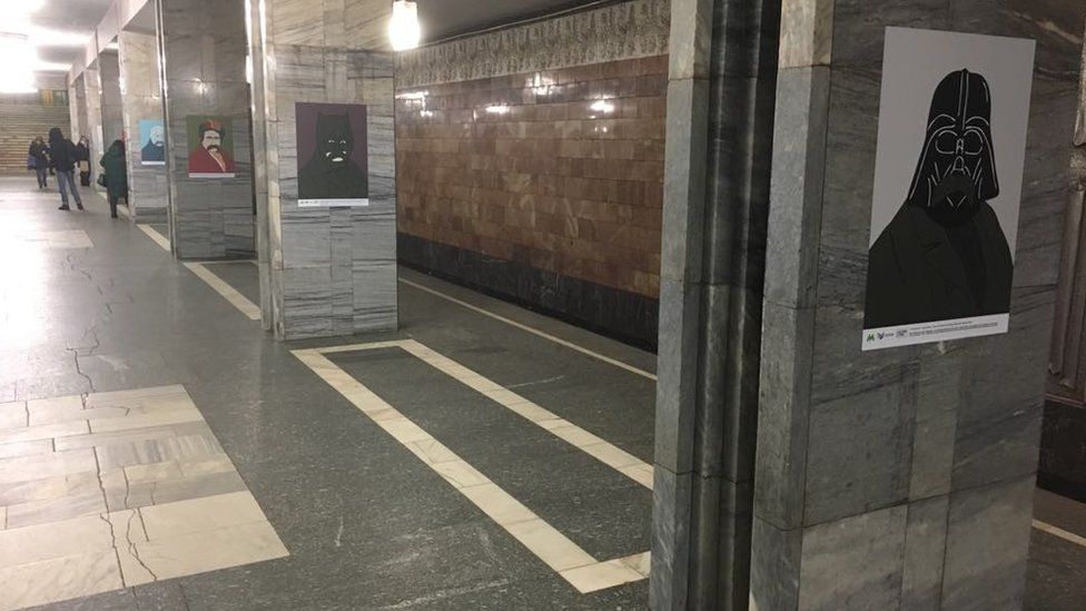 Перевоплощение Шевченко в метро Киева