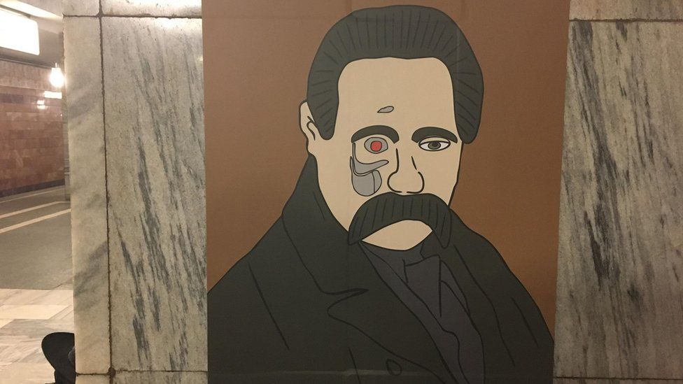 Перевоплощение Шевченко в метро Киева