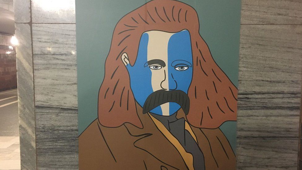 Перевоплощение Шевченко в метро Киева