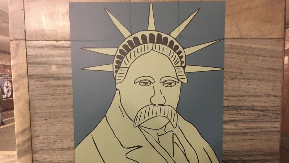 Перевоплощение Шевченко в метро Киева