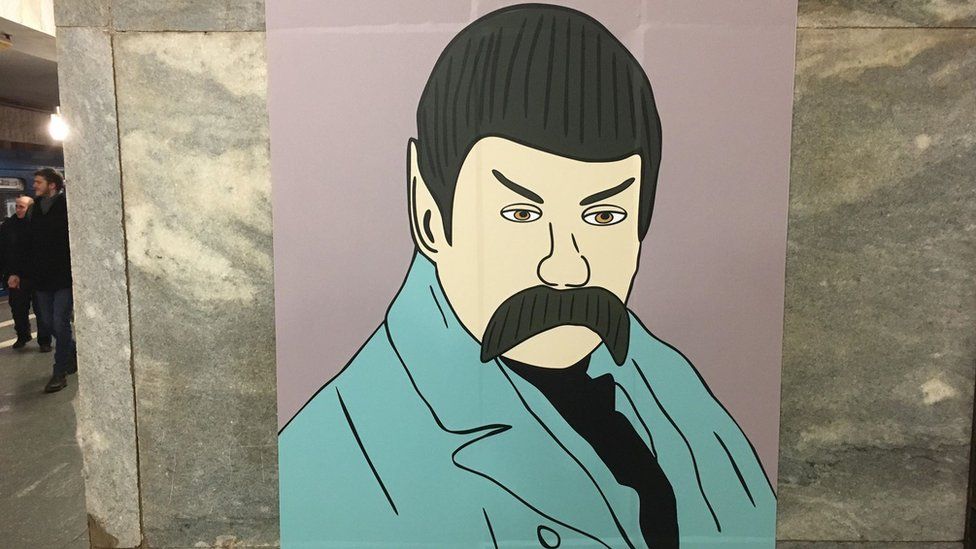 Перевоплощение Шевченко в метро Киева