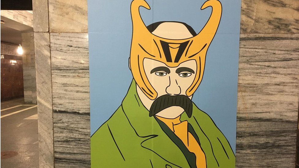 Перевоплощение Шевченко в метро Киева