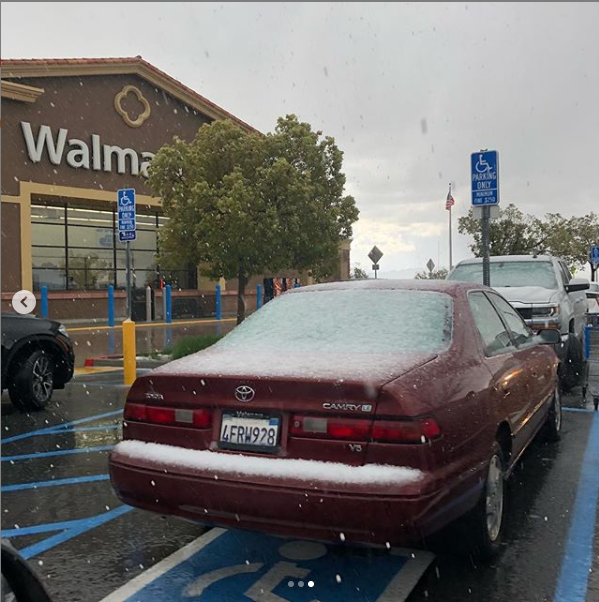 Снег в Лос-Анджелесе