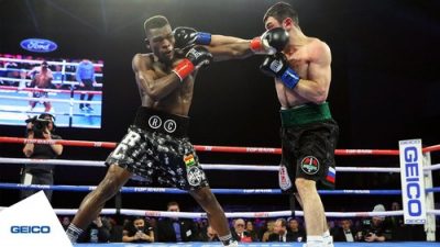 Российского боксера измочалил африканец и лишил боя с Ломаченко: опубликовано видео