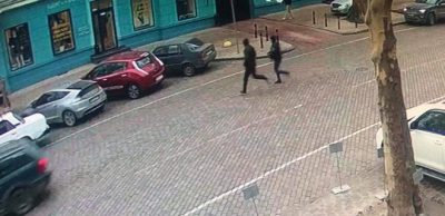 Момент побега/ скриншот из видео Момент побега/ скриншот из видео