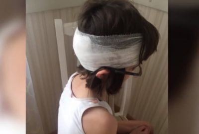 В киевской школе ученица разбила голову / Скриншот ТСН