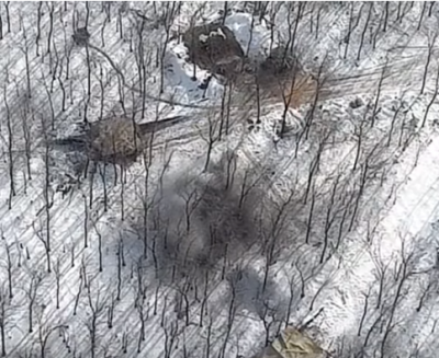 Волонтер сообщил, что на Донбассе уничтожен блиндаж боевиков 