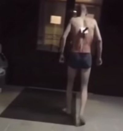 Момент инцидента / скриншот из видео