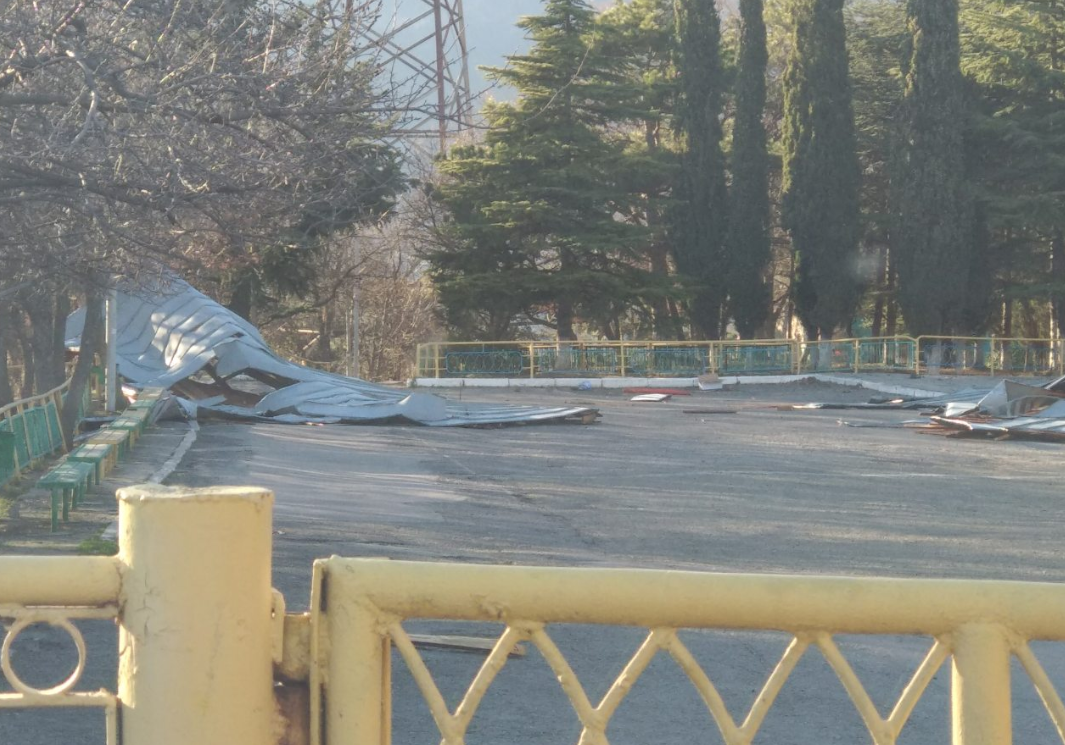 В Ялте бушевала непогода