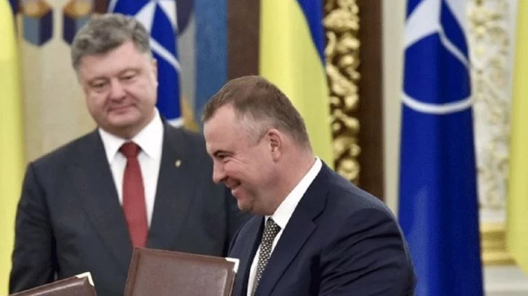 Петр Порошенко и Олег Гладковски Петр Порошенко и Олег Гладковски