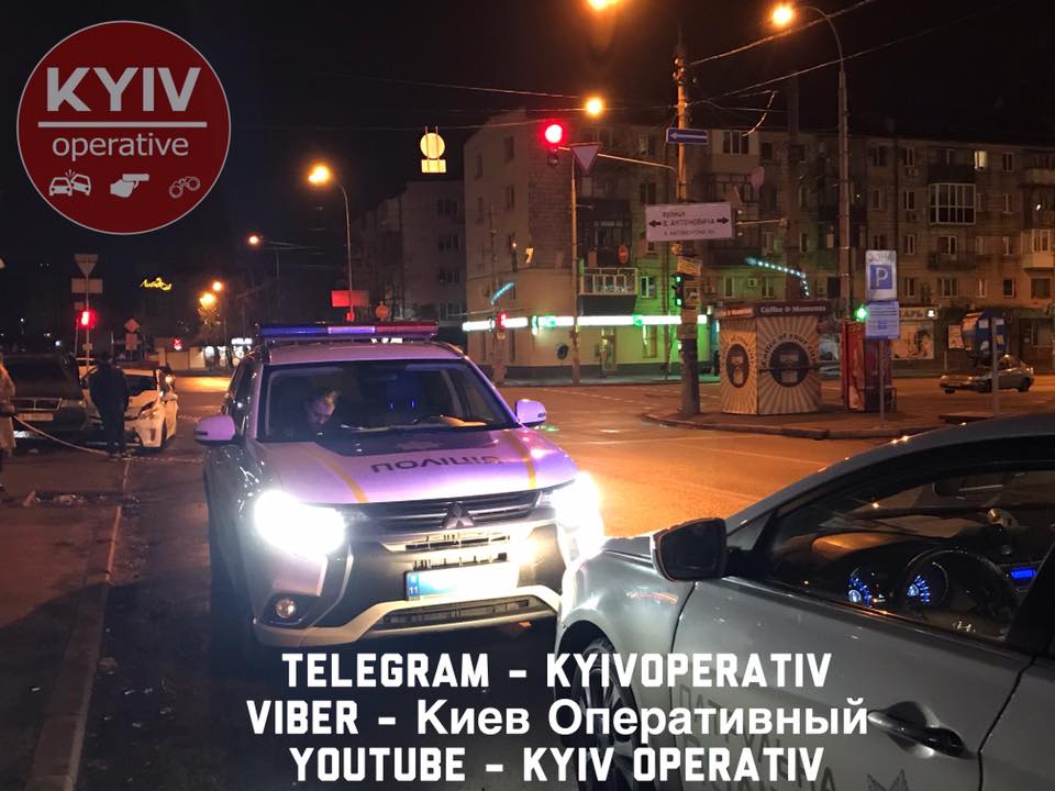 В Киеве копы гонялись за выпившим 16-летним парнем на иномарке