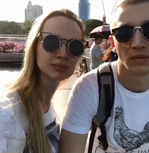 Екатерина и Александр Поляковы / Фото: Telegram-канал Baza Екатерина и Александр Поляковы / Фото: Telegram-канал Baza