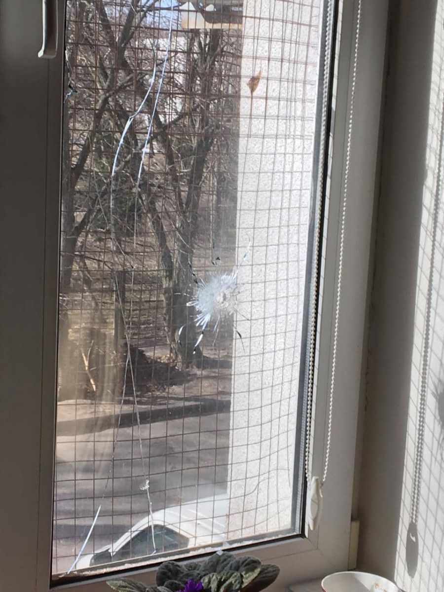 В Киеве обстреляли Голосеевский райсуд В Киеве обстреляли Голосеевский райсуд