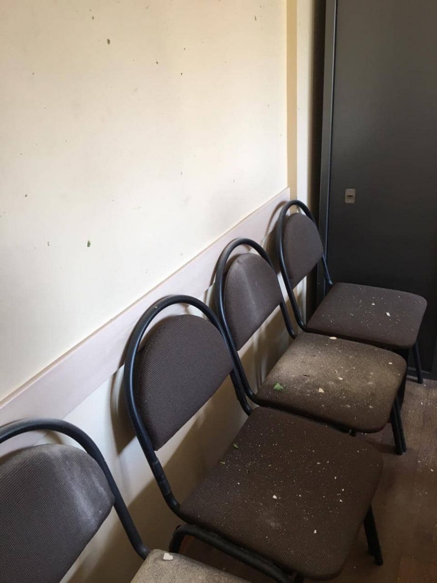 В Киеве обстреляли Голосеевский райсуд В Киеве обстреляли Голосеевский райсуд