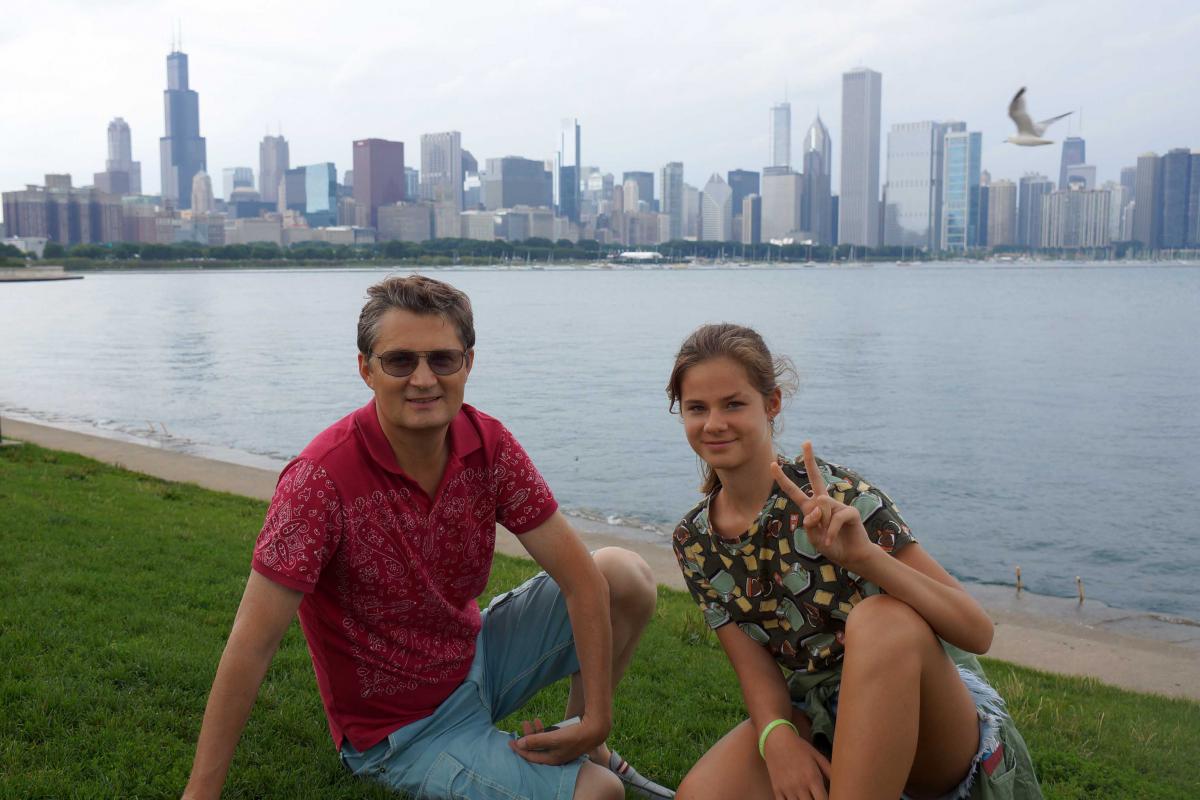 Игорь Кондратюк с дочкой Игорь Кондратюк с дочкой