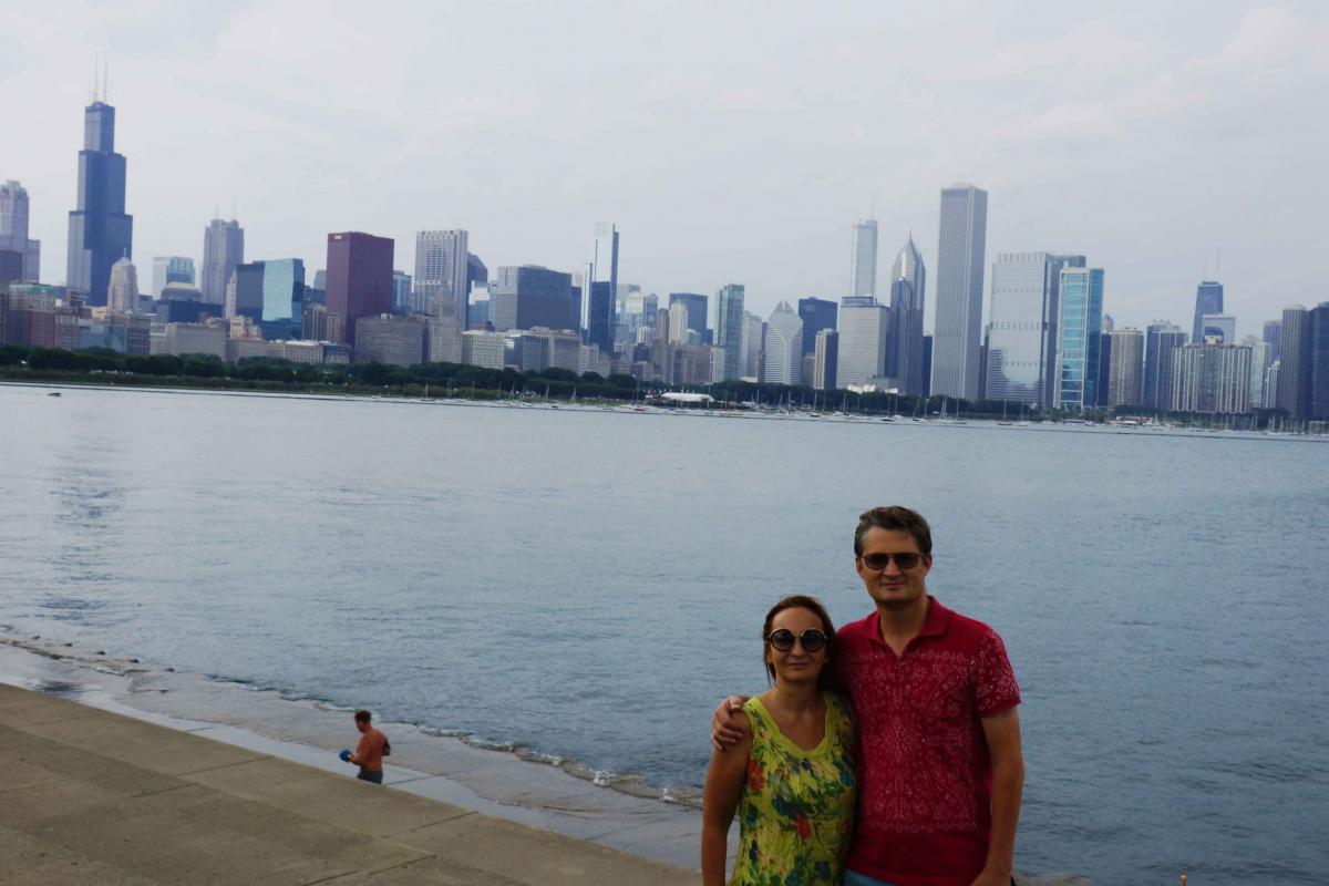 Игорь Кондратюк с женой Игорь Кондратюк с женой