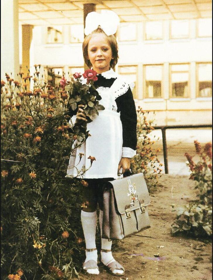 Юля Началова в школьные годы / Фейсбук Ю.Началовой