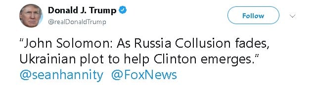 Трамп рассказал об украинском заговоре в пользу Клинтон Трамп рассказал об украинском заговоре в пользу Клинтон