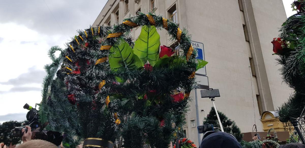 Акция Национального корпуса # СвинарчуковПорошенко - за решетку