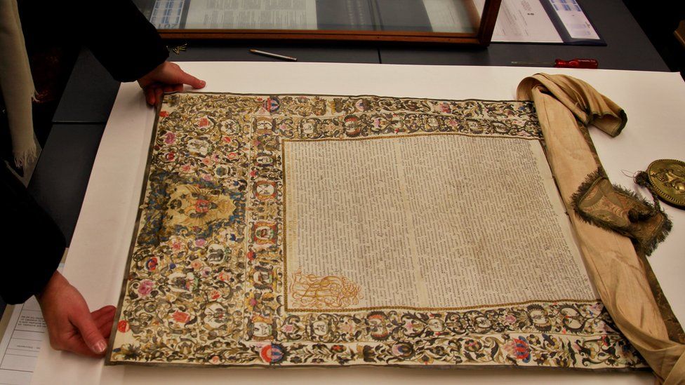 Грамота российского царя Петра I к митрополиту Киевскому