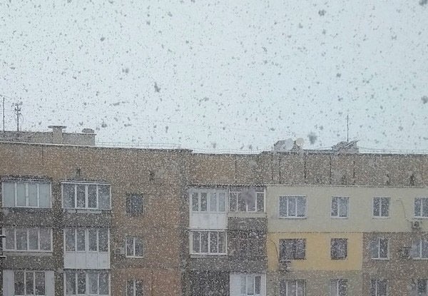 Снег в Донецке Снег в Донецке