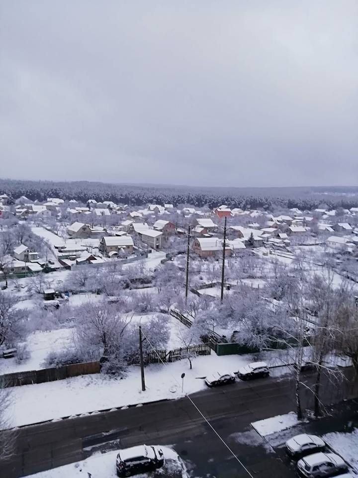 В конце марта в Украине неожиданно выпал снег