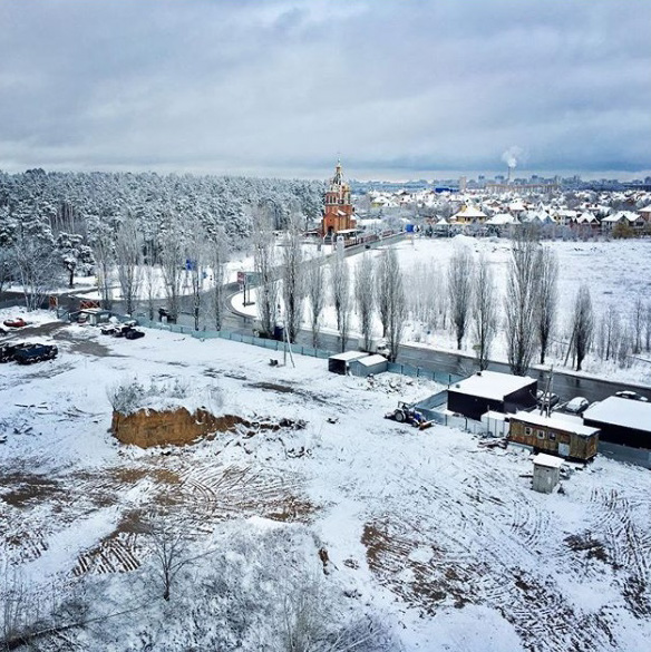 В конце марта в Украине неожиданно выпал снег