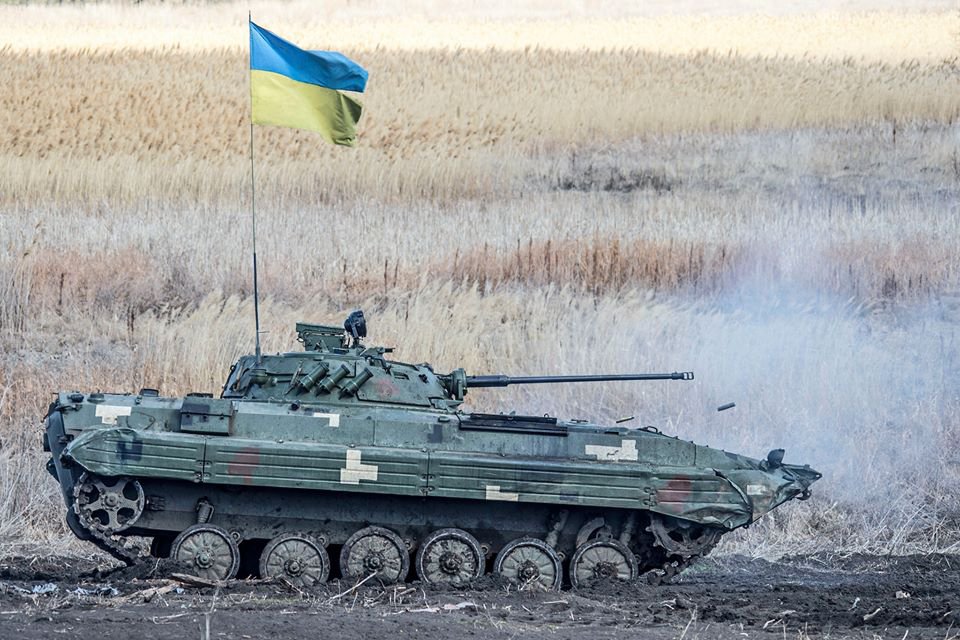 Тренировка украинских бойцов