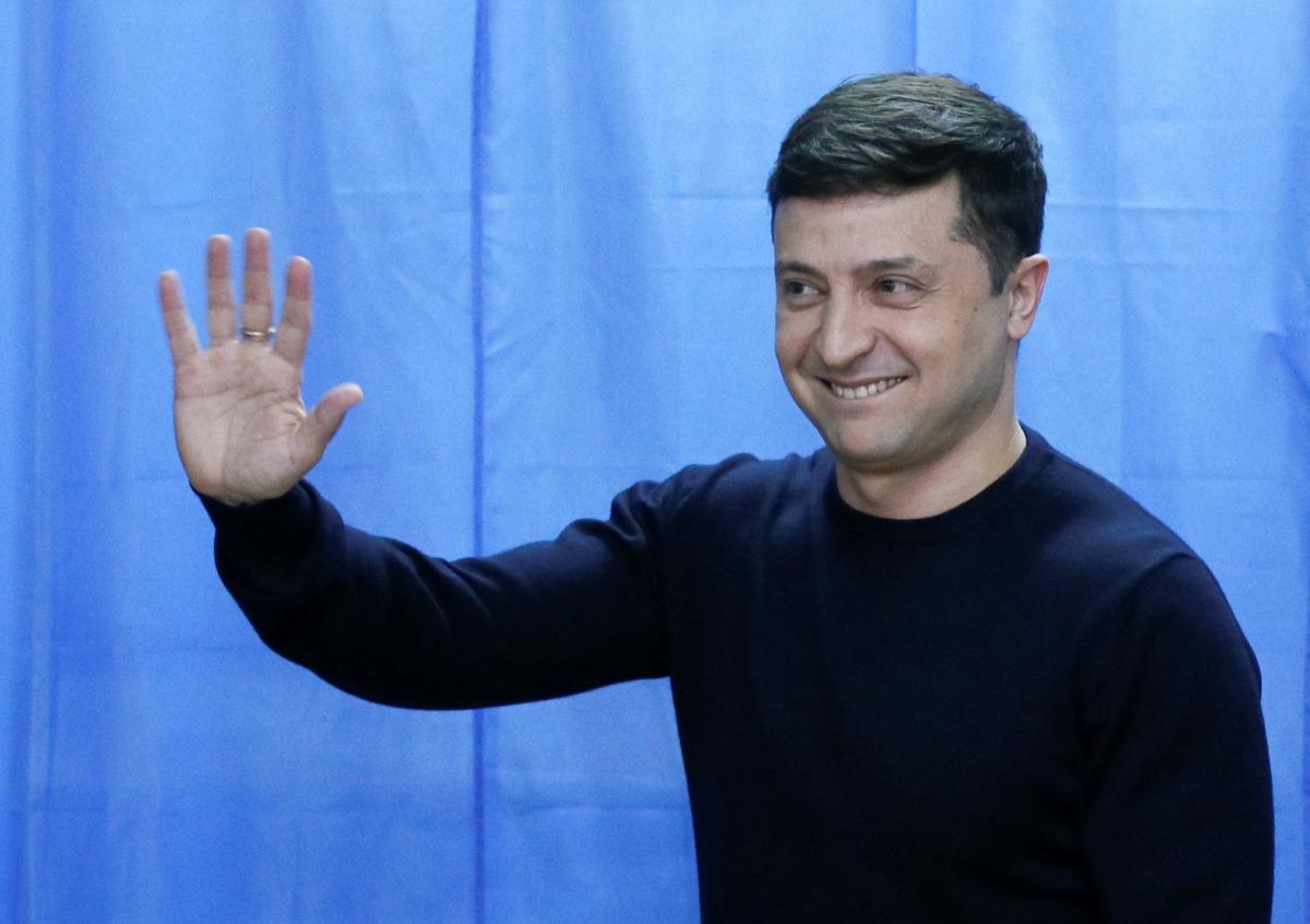 Владимир Зеленский проголосовал на выборах 2019