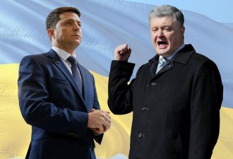 Владимир Зеленский и Петр Порошенко