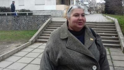 Лариса Китайская не выдержала обстановку в Крыму и переехала / Фото: Крым.Реалии Лариса Китайская не выдержала обстановку в Крыму и переехала / Фото: Крым.Реалии